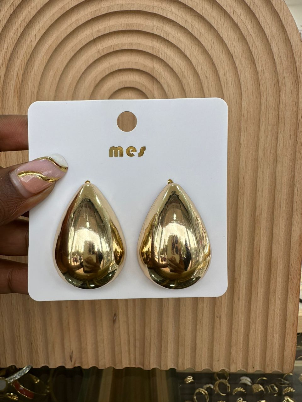 Gold Teardrop