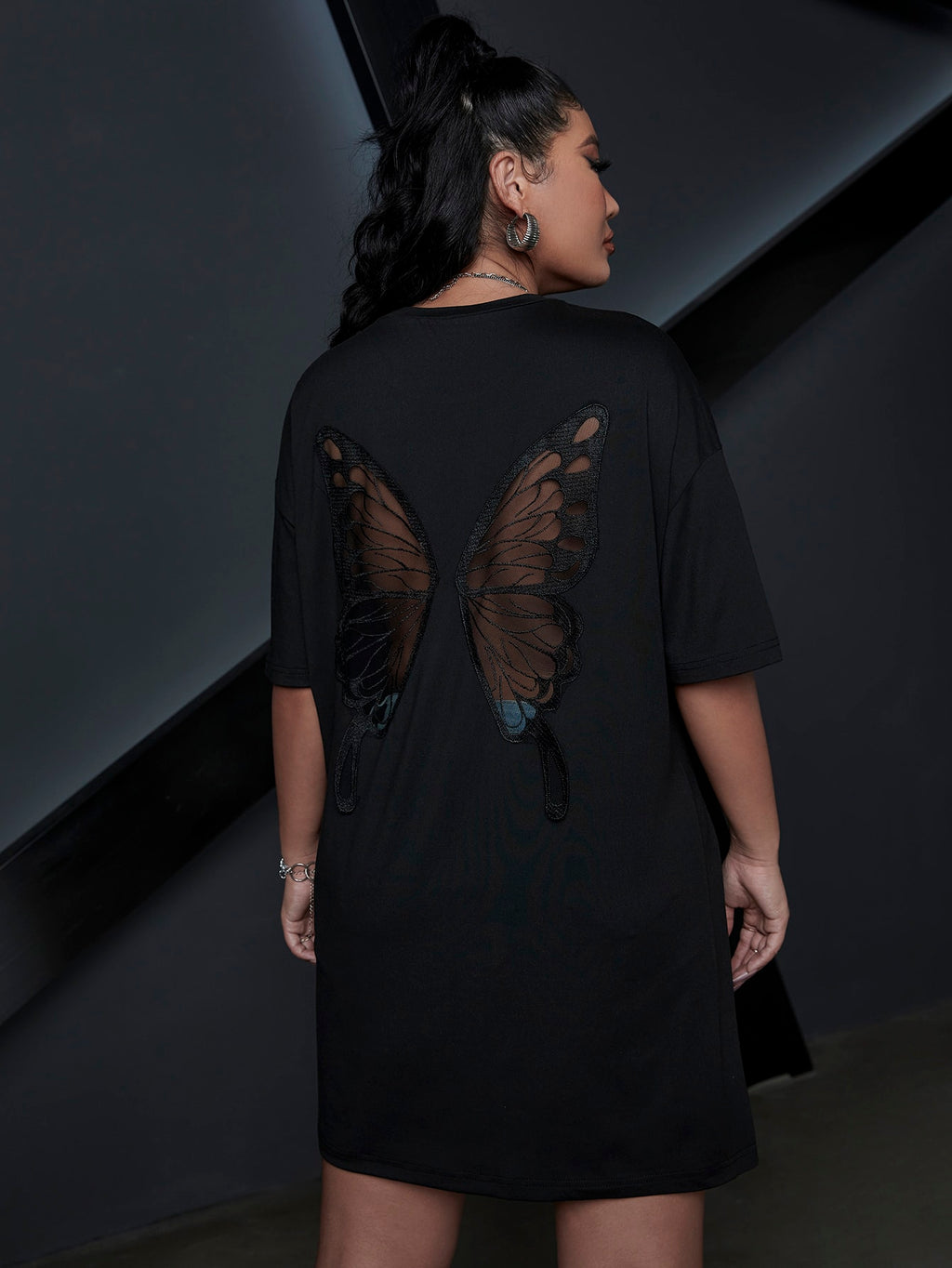 Butterfly Split Hem Tee