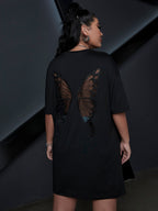 Butterfly Split Hem Tee