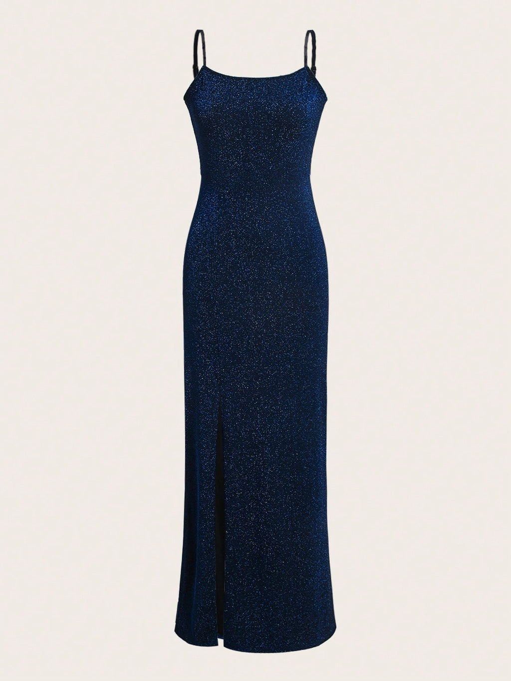 Bella Split Thigh Glitter Cami Dress