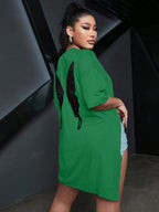 Butterfly Split Hem Tee