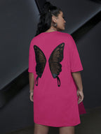 Butterfly Split Hem Tee