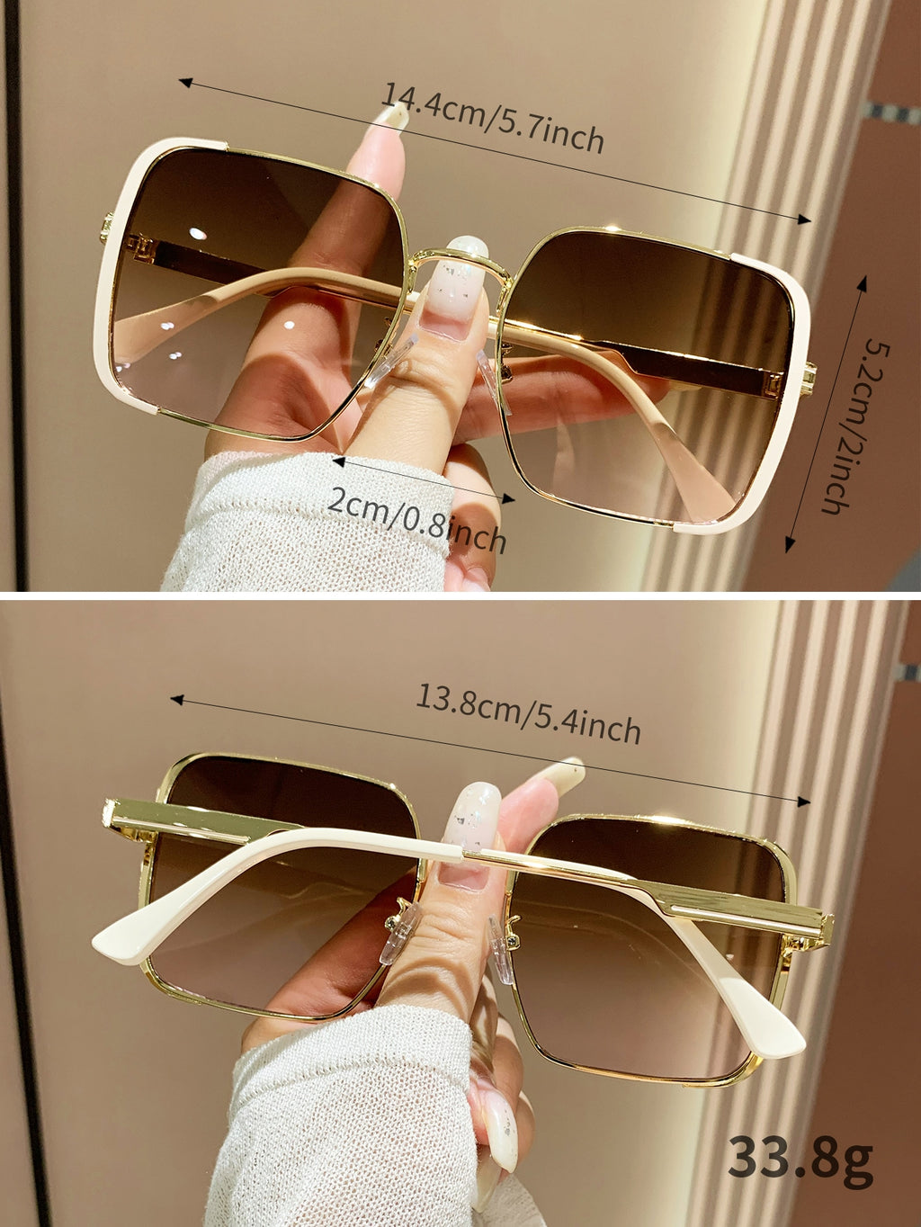 1pc Square Beach Sunshade